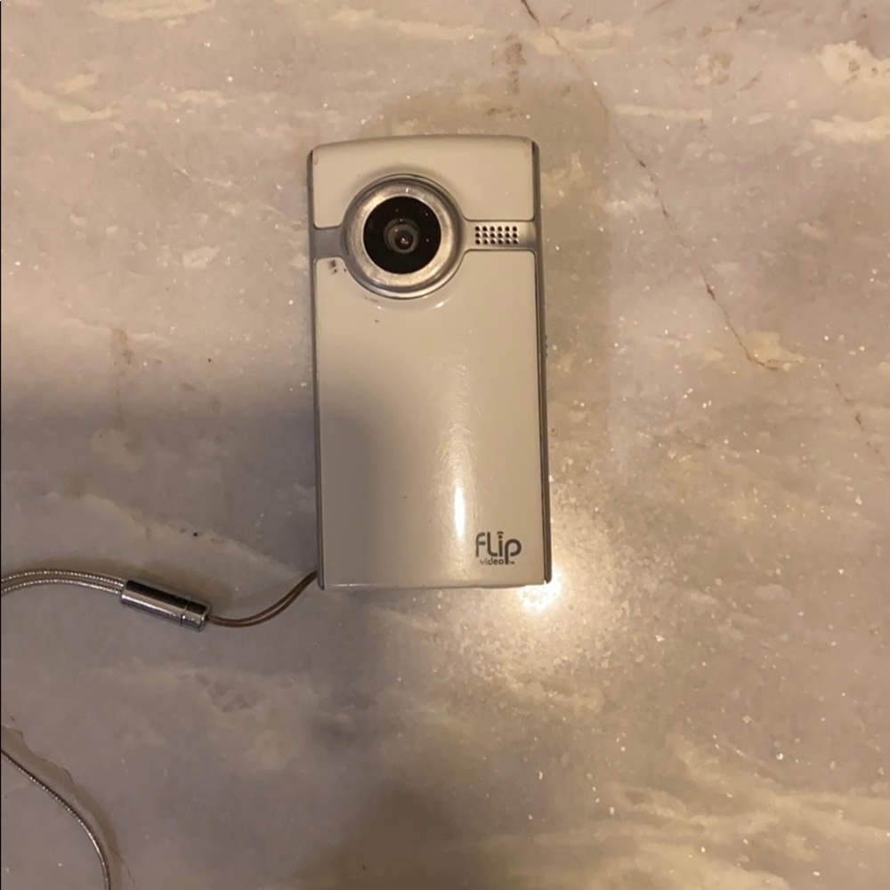 Vintage flip video camcorder
